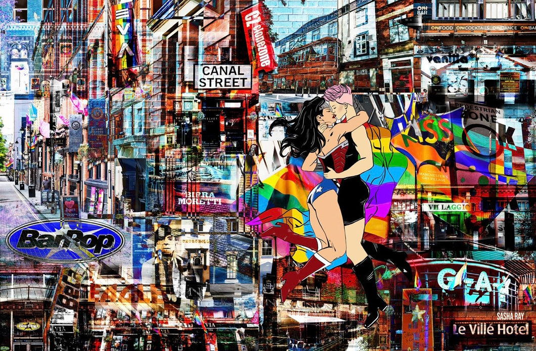 Pride Girl MCR Canal Street Print