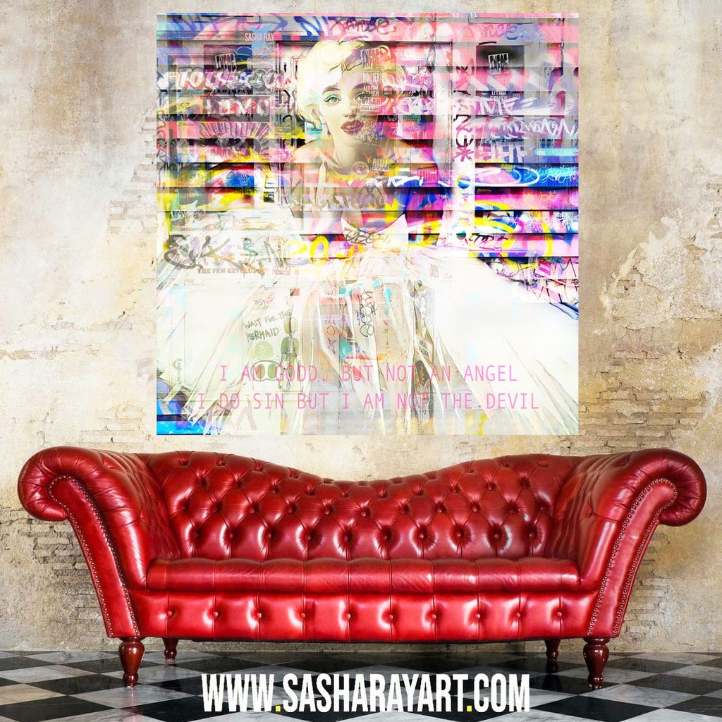 Marilyn Monroe Canvas Sasha Ray Art marilyn-monroe-canvas-sasha-ray-art