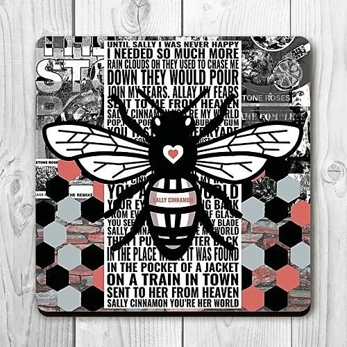 Stone Roses Sally Cinnamon Coaster