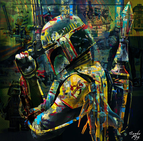 Star Wars Boba Fett Canvas