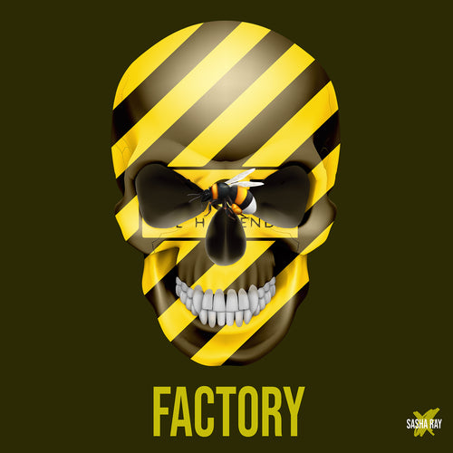 Factory Hacienda Skull Canvas