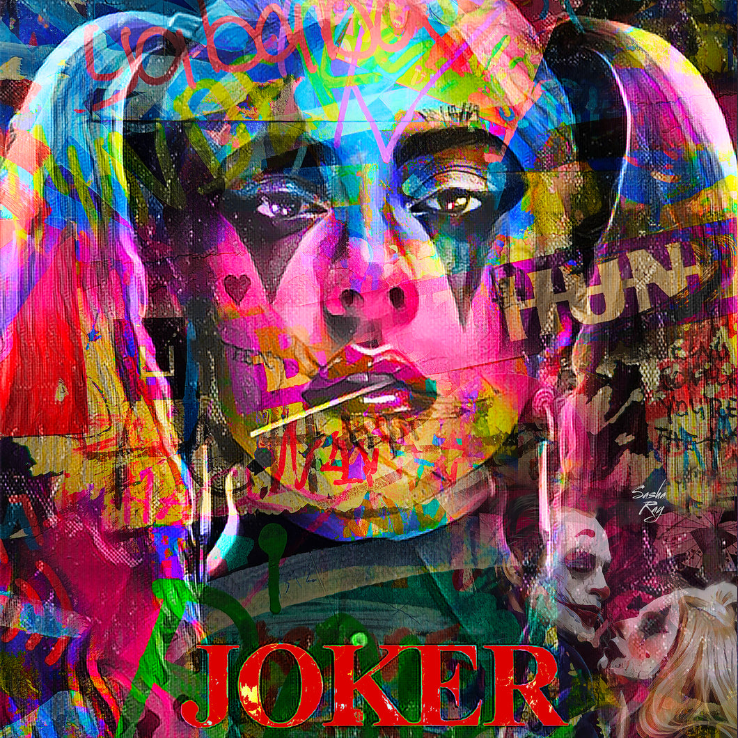 Lady Gaga Joker 2 Canvas
