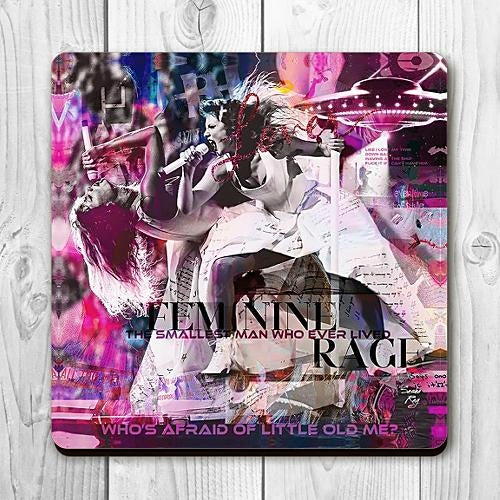 Taylor Swift Feminine Rage  Coaster