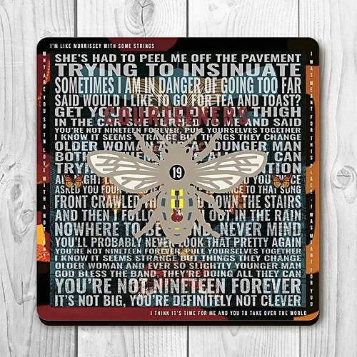 Courteeners 19 Forever Bee Coaster