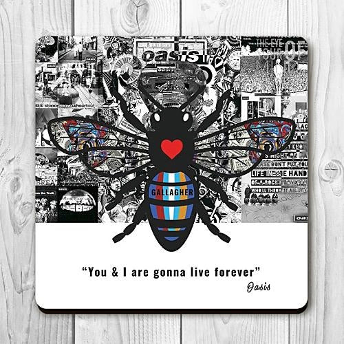Oasis Live Forever Bee Coaster