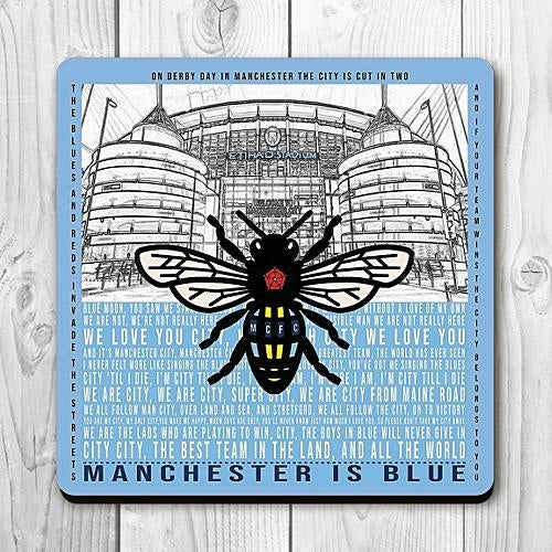 Manchester City Bee Coaster