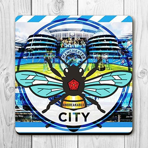 Manchester City Bee Coaster