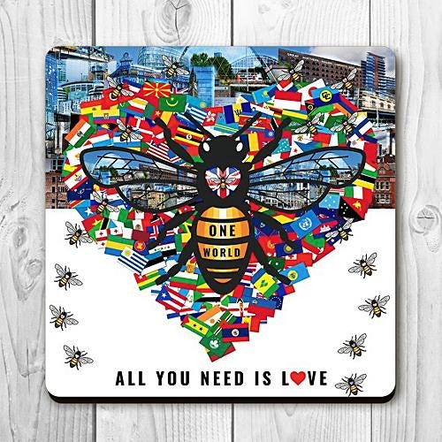 World Unity Bee Coaster