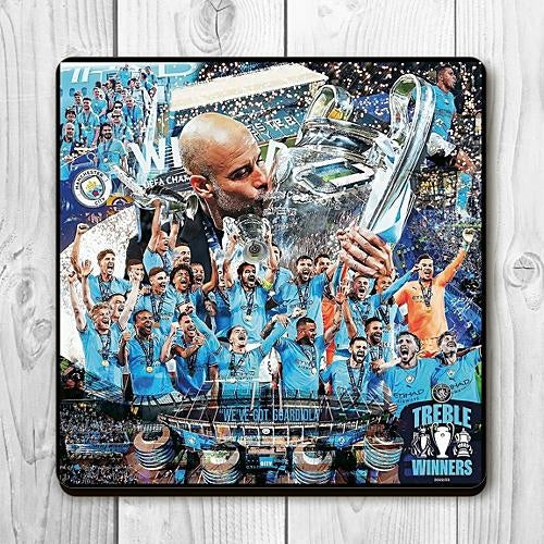Manchester City Treble Coaster