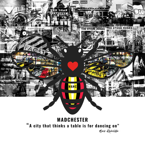 Madchester Bee Canvas