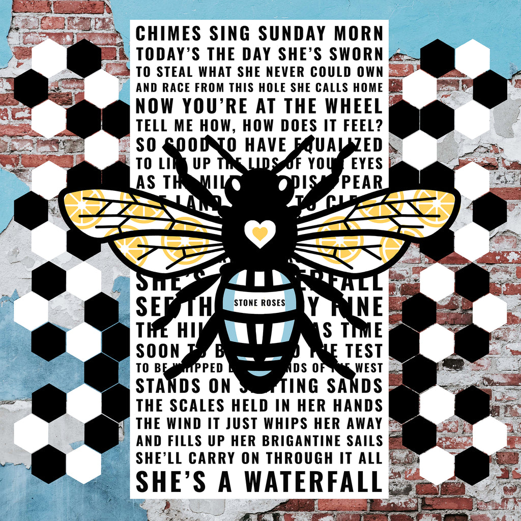 Stone Roses She's A Waterfall – Sasha Ray Art